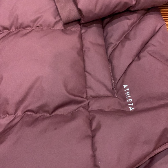 Women’s Athleta Downtown Jacket, quilted, chocolate brown Sz Small - Picture 2 of 6